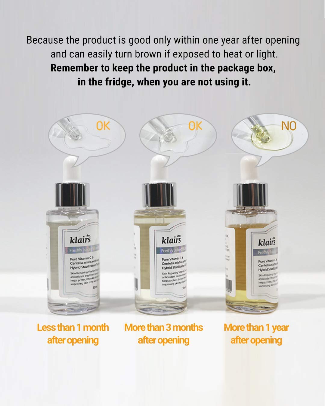 Dear Klairs - Freshly Juiced Vitamin Drop - 35ml